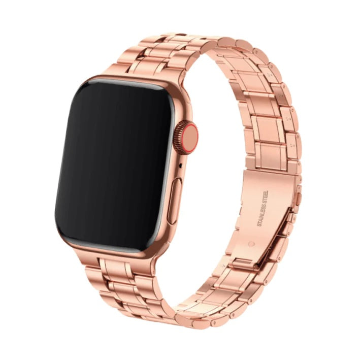 Ascent - Bracelet Acier Apple Watch Rose