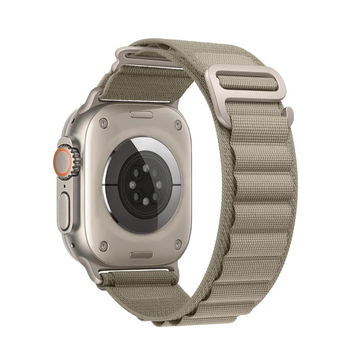 Aviator - Bracelet Apple Watch en Tissu Beige