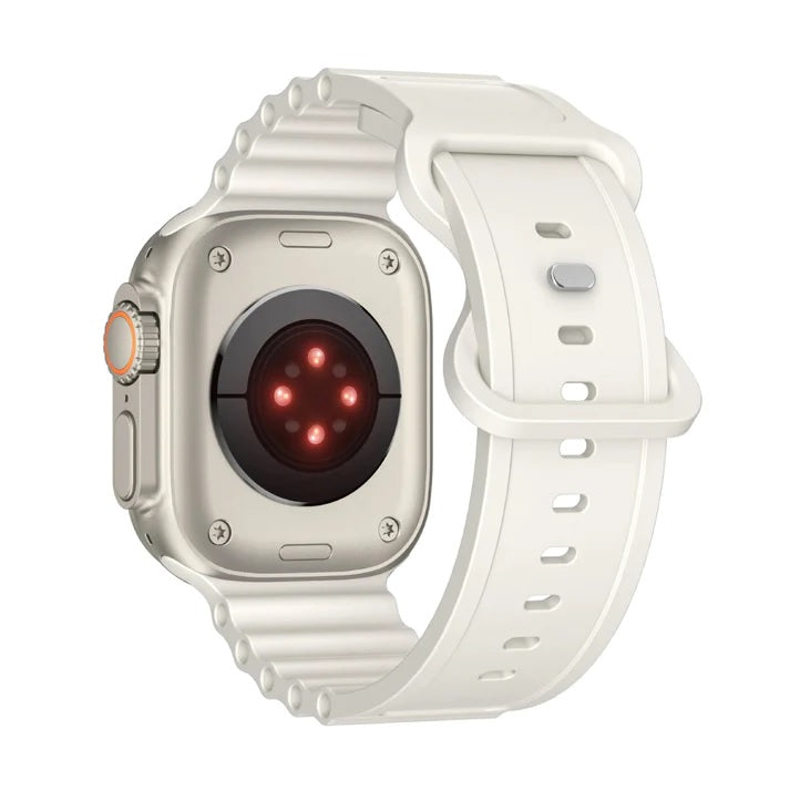 Pacifique - Bracelet Ondulé pour Apple Watch Beige