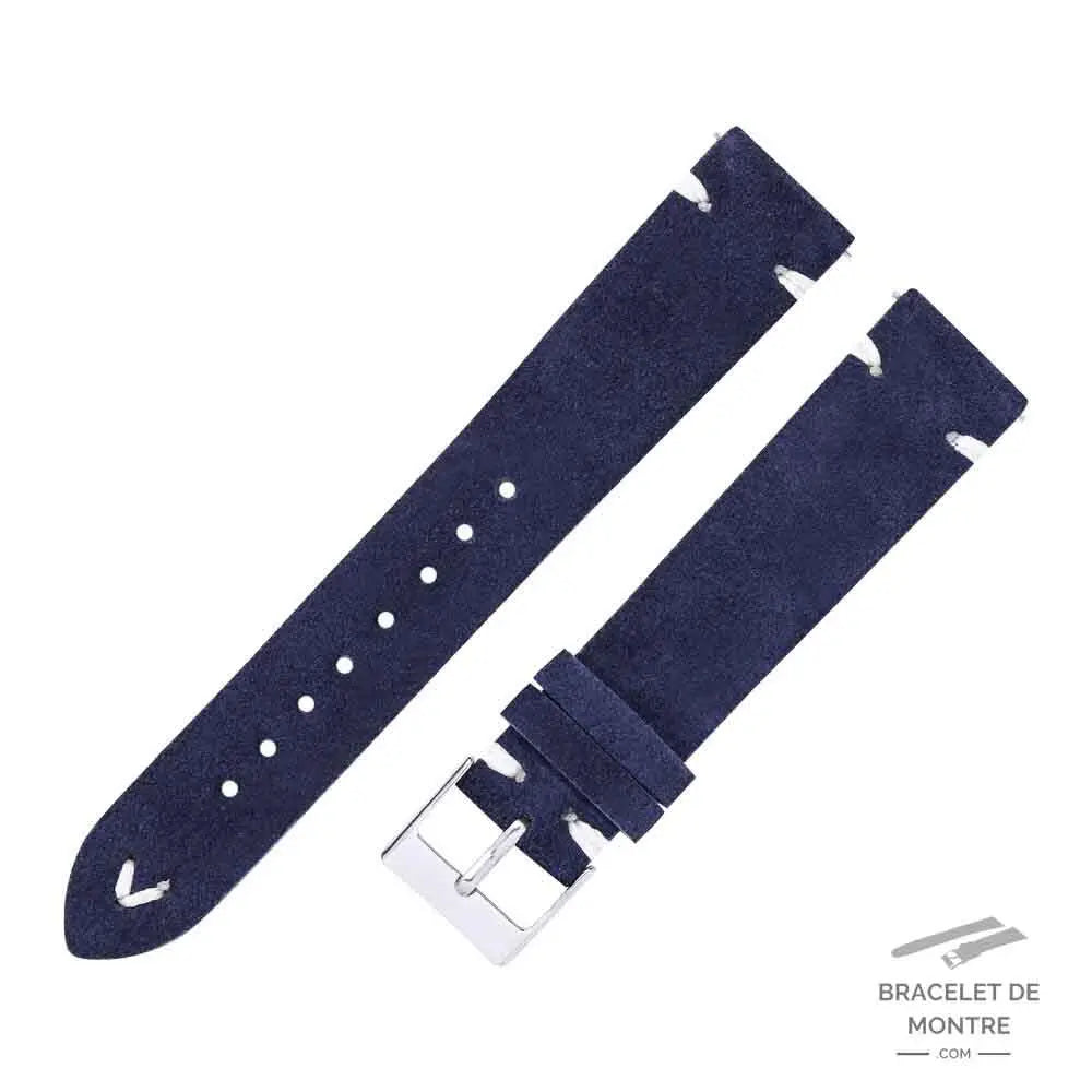 Bracelet Cuir Bleu Montre