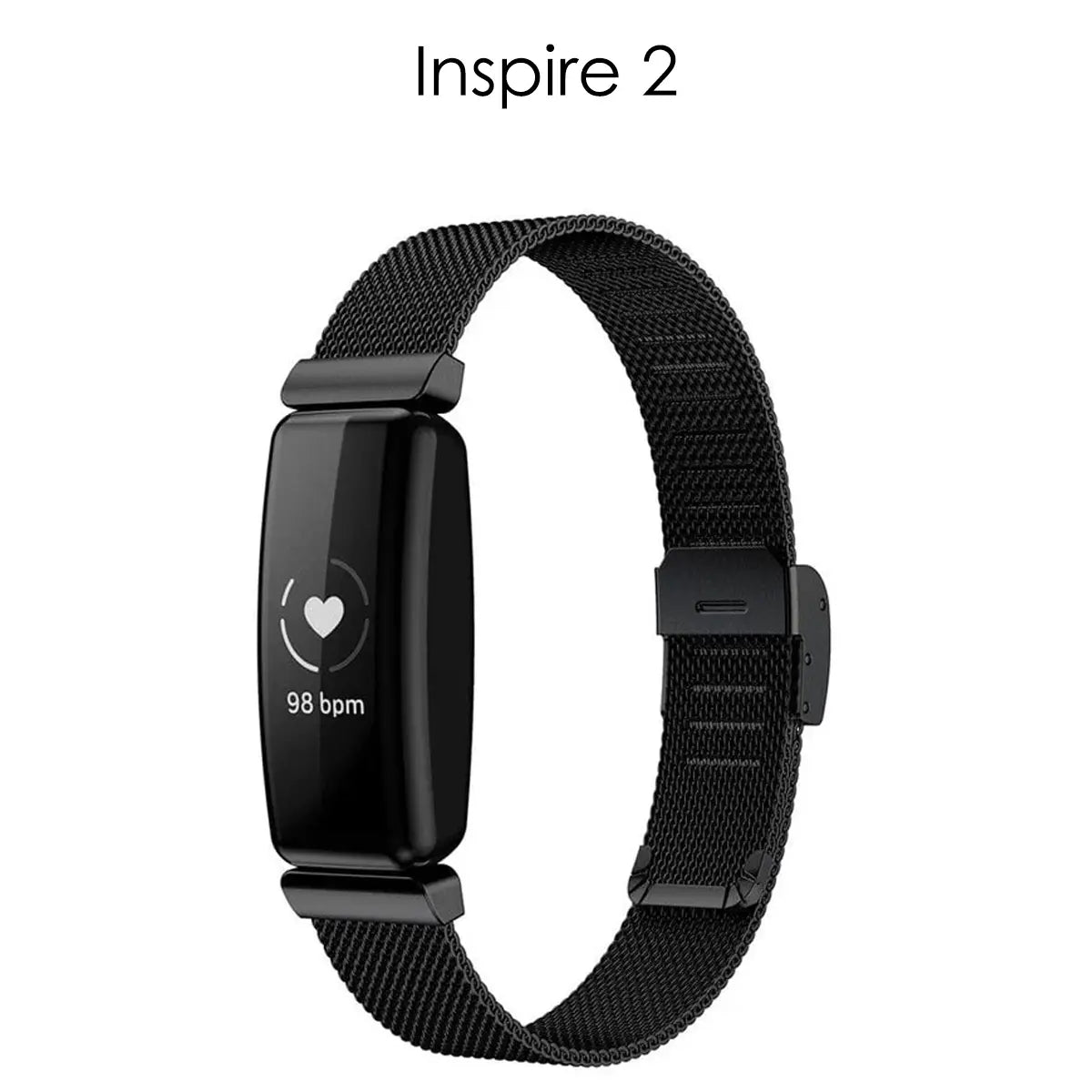 Bracelet Fitbit Inspire 2 en Acier Noir