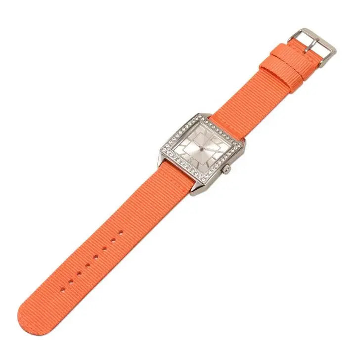 Bracelet Montre Nato Orange à Dégagement Rapide Modèle