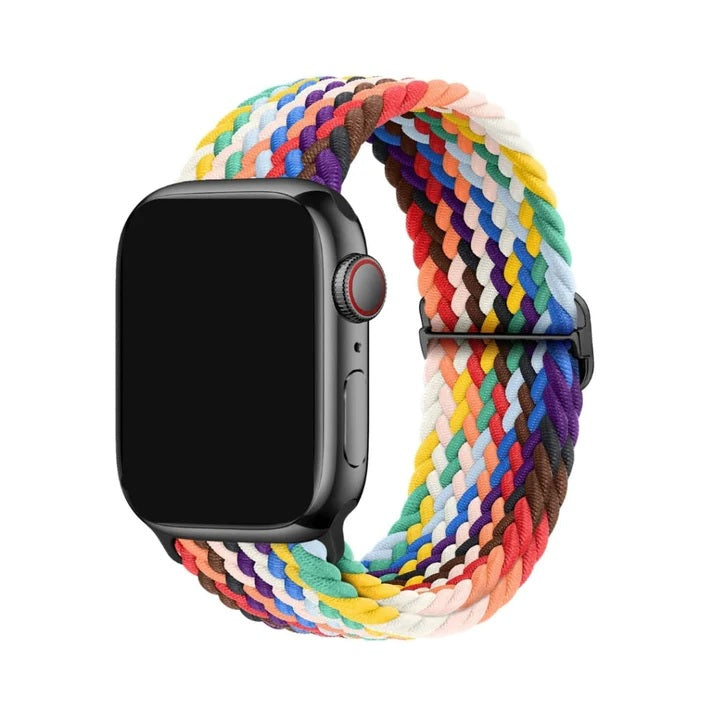 Bracelet Apple Watch en Tissu Multicolore