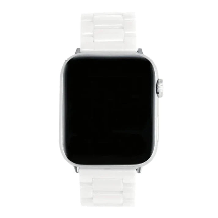 Ceramo - Bracelet Apple Watch Acier Blanc