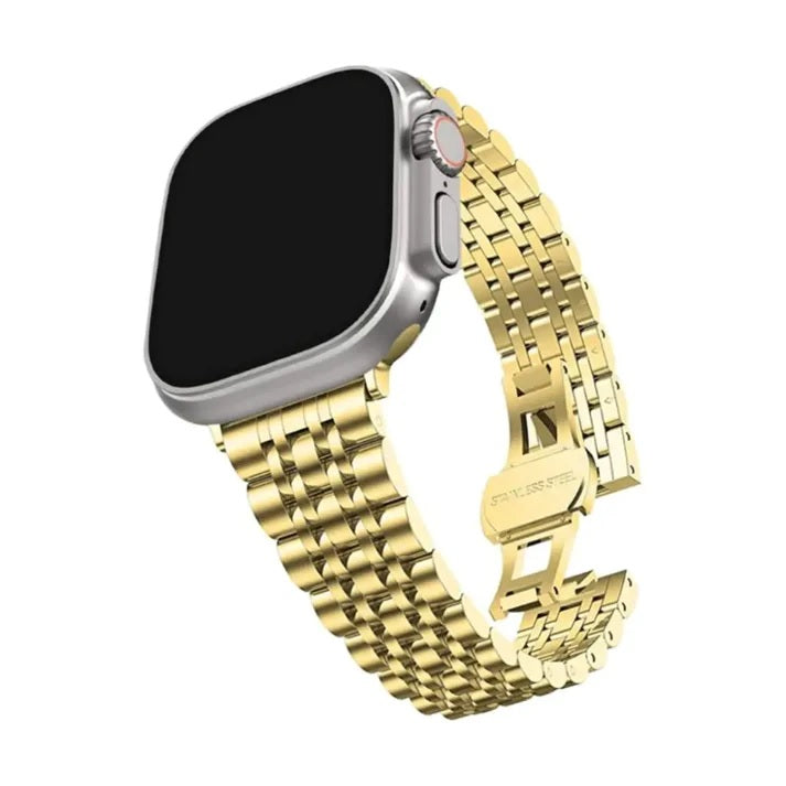 Jubilé - Bracelet Acier Apple Watch Doré