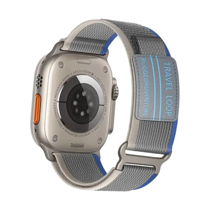 Travel Loop - Bracelet Apple Watch en Tissu Gris
