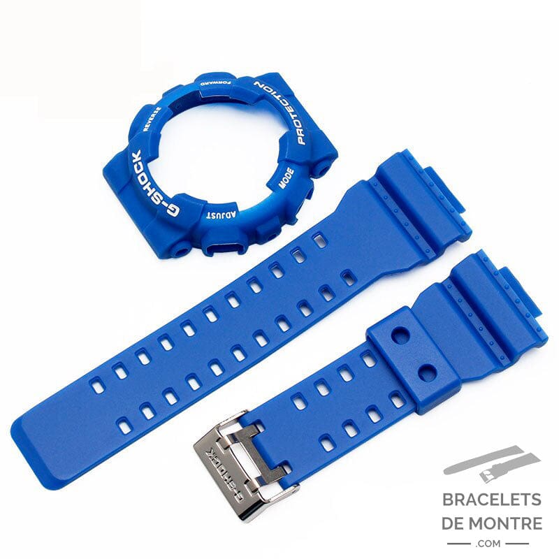 Bleu Mitaka - Bracelet de Montre pour Casio G-Shock en Résine GA-100/110/120/200/GD-100/110/120