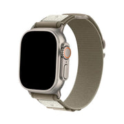 Aviator - Bracelet Apple Watch en Tissu Beige