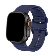 Modello - Bracelet Apple Watch en Silicone Bleu