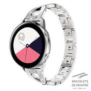 Bracelet Femme Montre Samsung Galaxy Watch Argenté