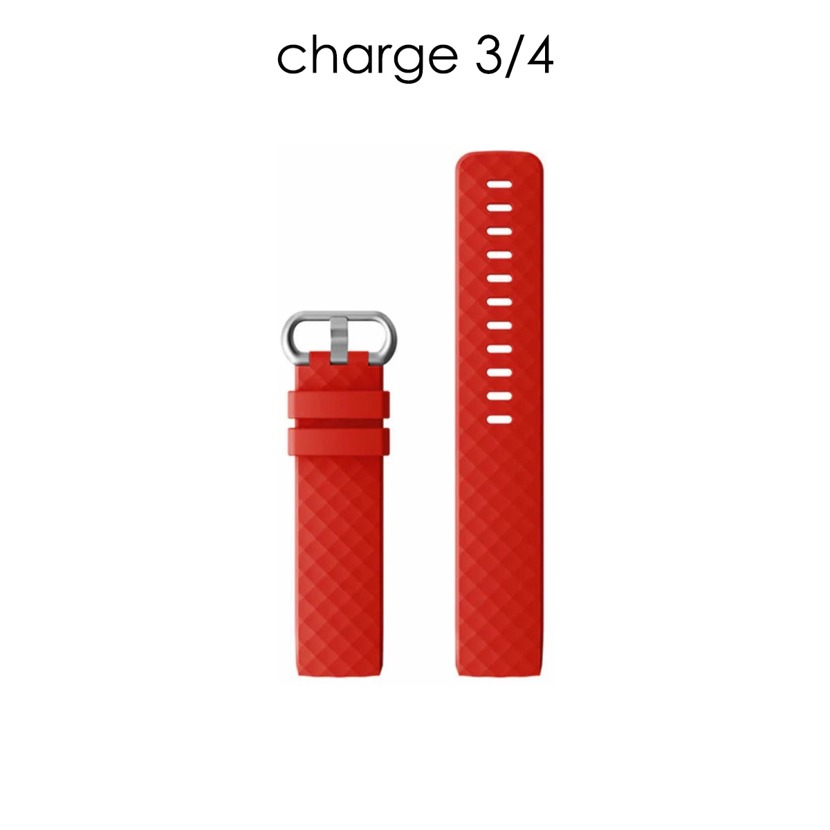 Bracelet Fitbit Charge 3 / Charge 4 Rouge