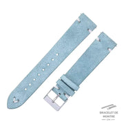 Bracelet Montre Cuir Bleu