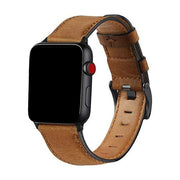 Bracelets en Cuir Vieilli pour Apple Watch Marron