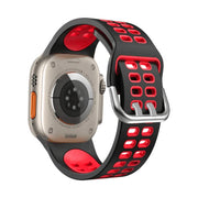 Cadence - Bracelet Apple Watch en Silicone Rouge