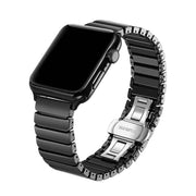 Celain - Bracelet Apple Watch en Acier Noir