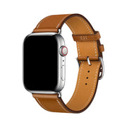Classic - Bracelet de Montre pour Apple Watch en Cuir Marron