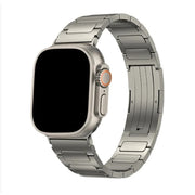 Gentri - Bracelet Apple Watch en Titane Gris