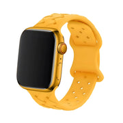 Kilt - Bracelet Apple Watch en Silicone Jaune