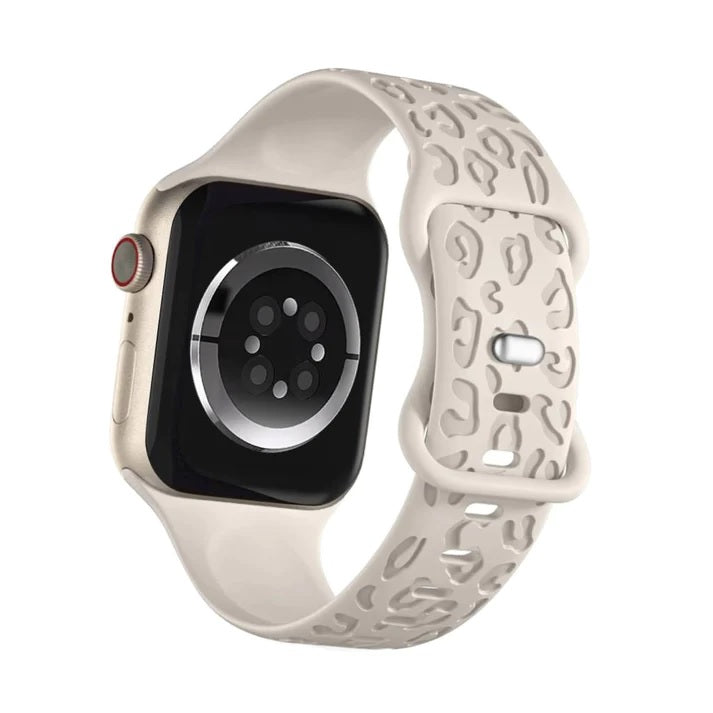 Léopard - Bracelet Apple Watch en Silicone