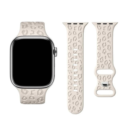 Léopard - Bracelet Apple Watch en Silicone