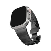 Machina - Bracelet Apple Watch en Acier Noir