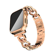 Maillon - Bracelet Apple Watch en Acier Rose