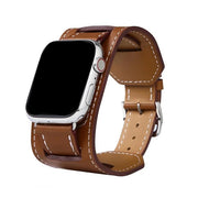 Manchon - Bracelet Apple Watch en Cuir Marron
