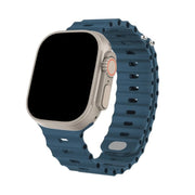Marinier - Bracelet Apple Watch en Silicone Bleu