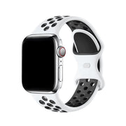Moxie - Bracelet Apple Watch en Silicone Blanc