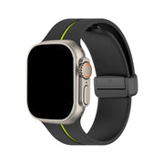Nautilus - Bracelet Apple Watch en Silicone Noir