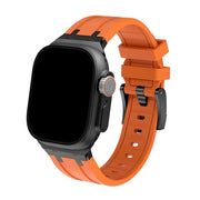 Primo - Bracelet Apple Watch en Silicone Orange