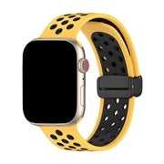 Rapid - Bracelet Apple Watch en Silicone Jaune