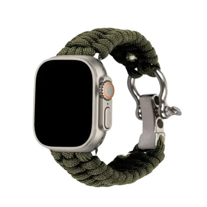 Rix - Bracelet en Nylon pour Apple Watch Kaki