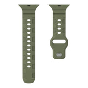 Scout - Bracelet Apple Watch en Silicone Kaki