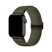 Stretch - Bracelet Apple Watch en Tissu Kaki