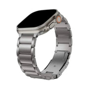 Titan - Bracelet Apple Watch en Titane Gris