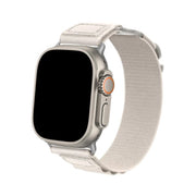 Trek - Bracelet Apple Watch en Tissu Blanc