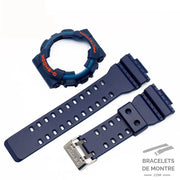 Bleu Mitaka - Bracelet de Montre pour Casio G-Shock en Résine GA-100/110/120/200/GD-100/110/120