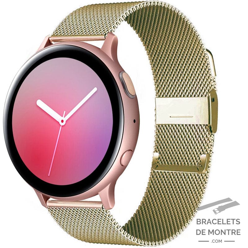 Bracelet de Montre Samsung Galaxy Watch en Acier Milanais